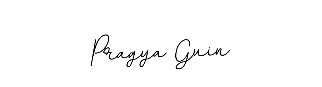 This is the best signature style for the Pragya Guin name. Also you like these signature font (BallpointsItalic-DORy9). Mix name signature. Pragya Guin signature style 11 images and pictures png