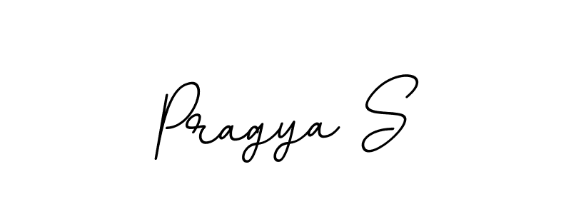 Create a beautiful signature design for name Pragya S. With this signature (BallpointsItalic-DORy9) fonts, you can make a handwritten signature for free. Pragya S signature style 11 images and pictures png