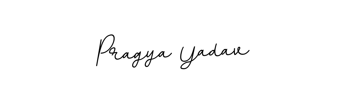 Create a beautiful signature design for name Pragya Yadav. With this signature (BallpointsItalic-DORy9) fonts, you can make a handwritten signature for free. Pragya Yadav signature style 11 images and pictures png