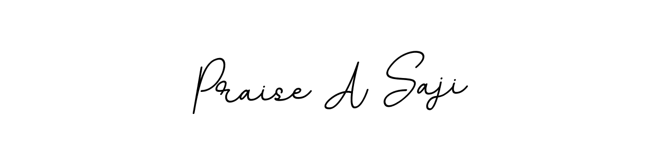 Similarly BallpointsItalic-DORy9 is the best handwritten signature design. Signature creator online .You can use it as an online autograph creator for name Praise A Saji. Praise A Saji signature style 11 images and pictures png