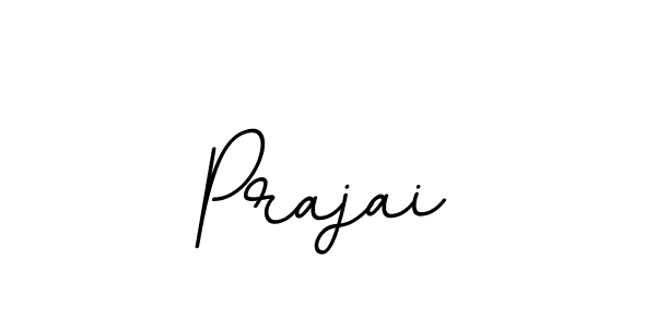 Use a signature maker to create a handwritten signature online. With this signature software, you can design (BallpointsItalic-DORy9) your own signature for name Prajai. Prajai signature style 11 images and pictures png