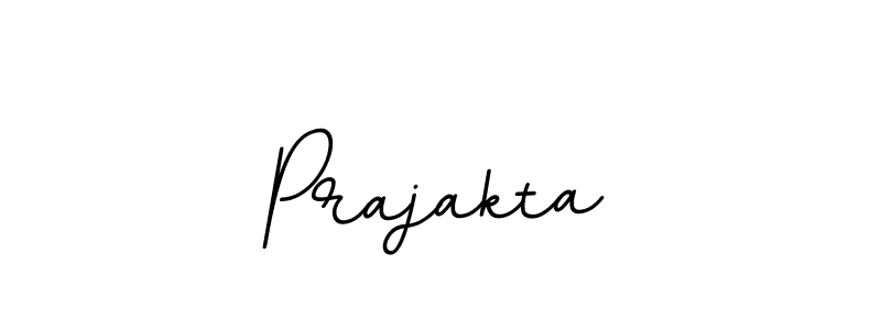 Design your own signature with our free online signature maker. With this signature software, you can create a handwritten (BallpointsItalic-DORy9) signature for name Prajakta. Prajakta signature style 11 images and pictures png
