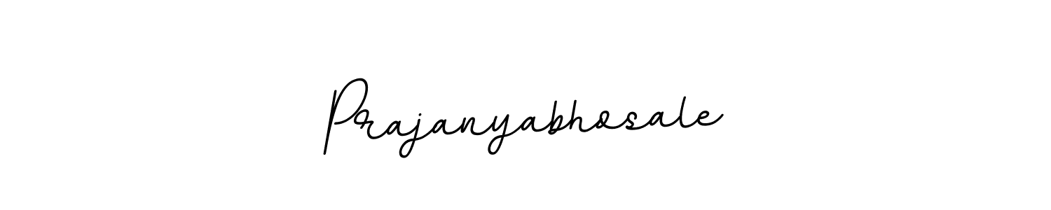 The best way (BallpointsItalic-DORy9) to make a short signature is to pick only two or three words in your name. The name Prajanyabhosale include a total of six letters. For converting this name. Prajanyabhosale signature style 11 images and pictures png