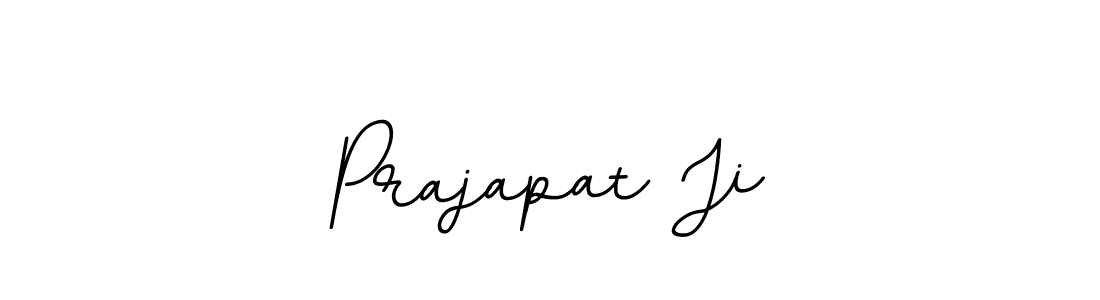 How to make Prajapat Ji name signature. Use BallpointsItalic-DORy9 style for creating short signs online. This is the latest handwritten sign. Prajapat Ji signature style 11 images and pictures png