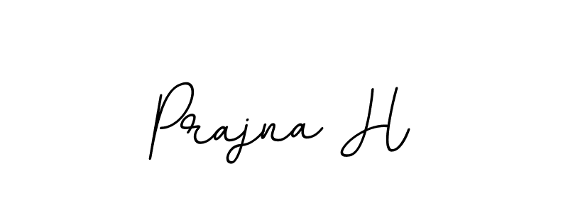 Use a signature maker to create a handwritten signature online. With this signature software, you can design (BallpointsItalic-DORy9) your own signature for name Prajna H. Prajna H signature style 11 images and pictures png