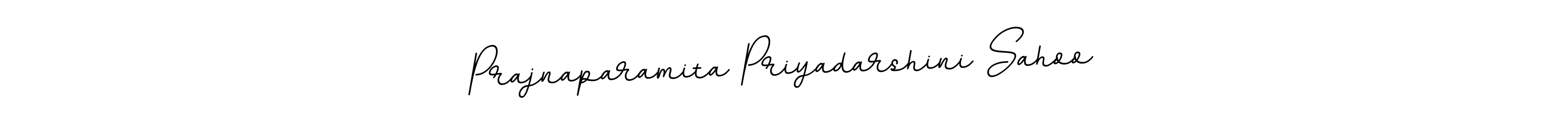 Use a signature maker to create a handwritten signature online. With this signature software, you can design (BallpointsItalic-DORy9) your own signature for name Prajnaparamita Priyadarshini Sahoo. Prajnaparamita Priyadarshini Sahoo signature style 11 images and pictures png