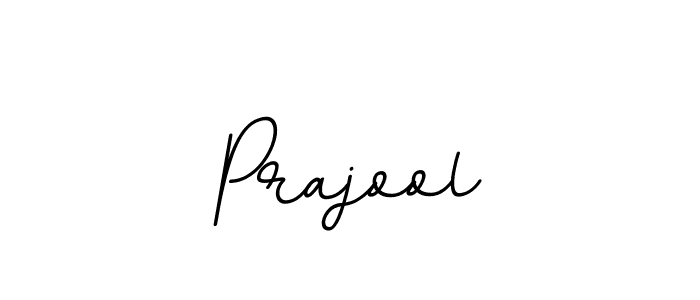How to make Prajool name signature. Use BallpointsItalic-DORy9 style for creating short signs online. This is the latest handwritten sign. Prajool signature style 11 images and pictures png