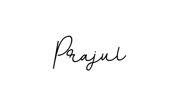Design your own signature with our free online signature maker. With this signature software, you can create a handwritten (BallpointsItalic-DORy9) signature for name Prajul. Prajul signature style 11 images and pictures png