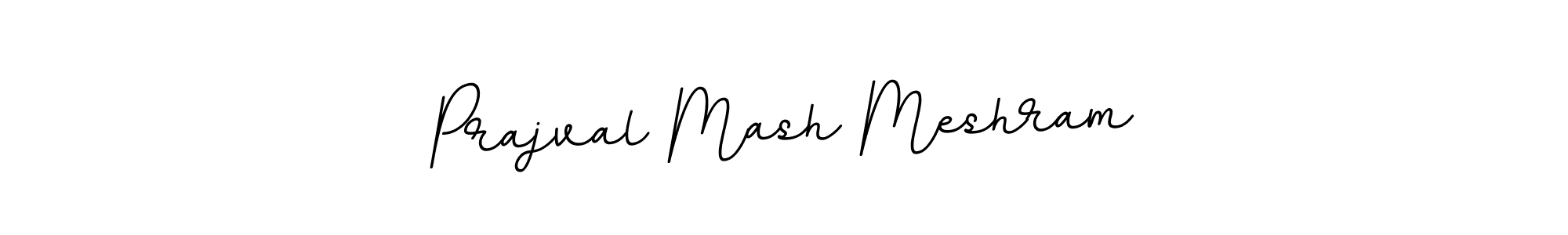 Create a beautiful signature design for name Prajval Mash Meshram. With this signature (BallpointsItalic-DORy9) fonts, you can make a handwritten signature for free. Prajval Mash Meshram signature style 11 images and pictures png