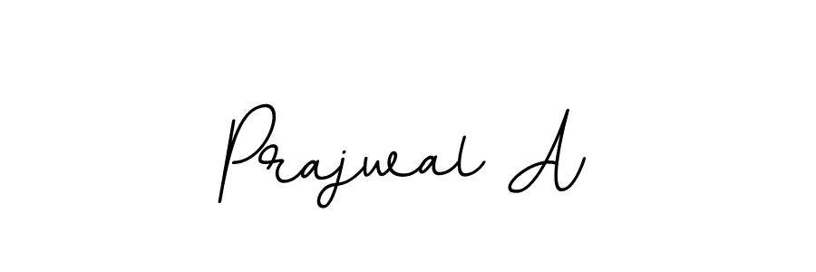 Make a beautiful signature design for name Prajwal A. With this signature (BallpointsItalic-DORy9) style, you can create a handwritten signature for free. Prajwal A signature style 11 images and pictures png