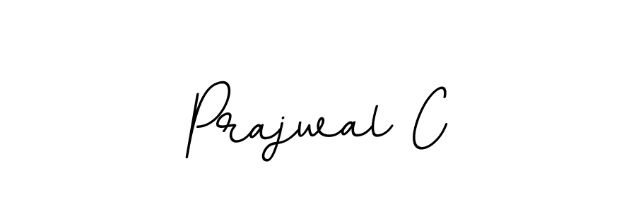 It looks lik you need a new signature style for name Prajwal C. Design unique handwritten (BallpointsItalic-DORy9) signature with our free signature maker in just a few clicks. Prajwal C signature style 11 images and pictures png