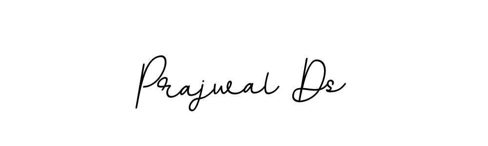 How to make Prajwal Ds name signature. Use BallpointsItalic-DORy9 style for creating short signs online. This is the latest handwritten sign. Prajwal Ds signature style 11 images and pictures png