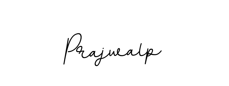 How to make Prajwalp name signature. Use BallpointsItalic-DORy9 style for creating short signs online. This is the latest handwritten sign. Prajwalp signature style 11 images and pictures png