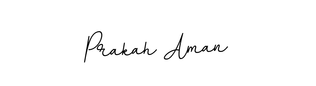 The best way (BallpointsItalic-DORy9) to make a short signature is to pick only two or three words in your name. The name Prakah Aman include a total of six letters. For converting this name. Prakah Aman signature style 11 images and pictures png