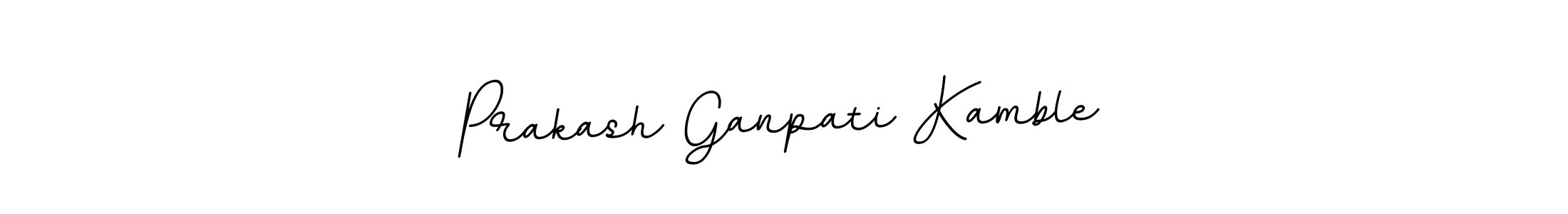 How to make Prakash Ganpati Kamble name signature. Use BallpointsItalic-DORy9 style for creating short signs online. This is the latest handwritten sign. Prakash Ganpati Kamble signature style 11 images and pictures png