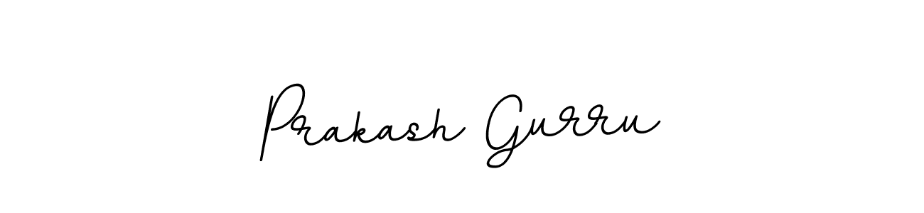 The best way (BallpointsItalic-DORy9) to make a short signature is to pick only two or three words in your name. The name Prakash Gurru include a total of six letters. For converting this name. Prakash Gurru signature style 11 images and pictures png