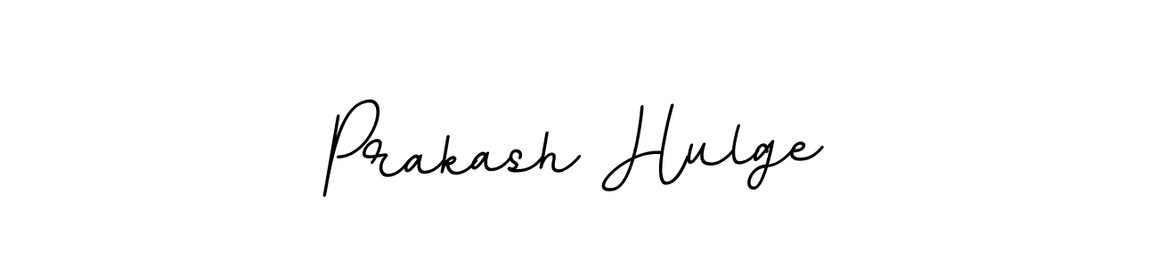 How to make Prakash Hulge name signature. Use BallpointsItalic-DORy9 style for creating short signs online. This is the latest handwritten sign. Prakash Hulge signature style 11 images and pictures png