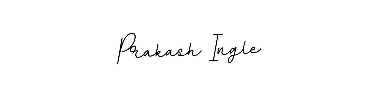 Design your own signature with our free online signature maker. With this signature software, you can create a handwritten (BallpointsItalic-DORy9) signature for name Prakash Ingle. Prakash Ingle signature style 11 images and pictures png
