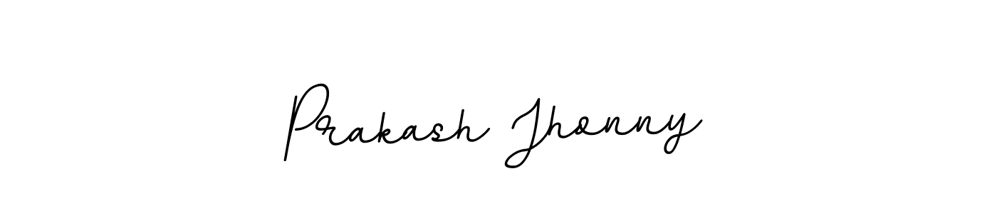 The best way (BallpointsItalic-DORy9) to make a short signature is to pick only two or three words in your name. The name Prakash Jhonny include a total of six letters. For converting this name. Prakash Jhonny signature style 11 images and pictures png