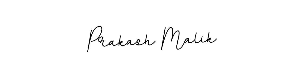 Make a beautiful signature design for name Prakash Malik. With this signature (BallpointsItalic-DORy9) style, you can create a handwritten signature for free. Prakash Malik signature style 11 images and pictures png