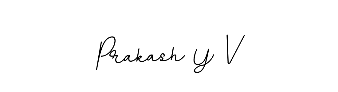 This is the best signature style for the Prakash Y V name. Also you like these signature font (BallpointsItalic-DORy9). Mix name signature. Prakash Y V signature style 11 images and pictures png