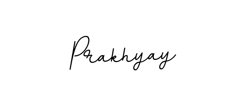 Make a beautiful signature design for name Prakhyay. With this signature (BallpointsItalic-DORy9) style, you can create a handwritten signature for free. Prakhyay signature style 11 images and pictures png