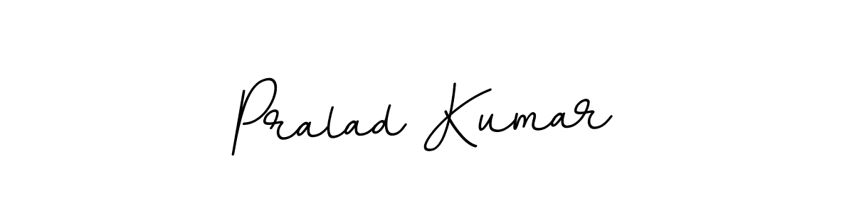 Create a beautiful signature design for name Pralad Kumar. With this signature (BallpointsItalic-DORy9) fonts, you can make a handwritten signature for free. Pralad Kumar signature style 11 images and pictures png