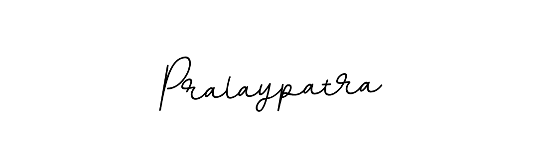 BallpointsItalic-DORy9 is a professional signature style that is perfect for those who want to add a touch of class to their signature. It is also a great choice for those who want to make their signature more unique. Get Pralaypatra name to fancy signature for free. Pralaypatra signature style 11 images and pictures png