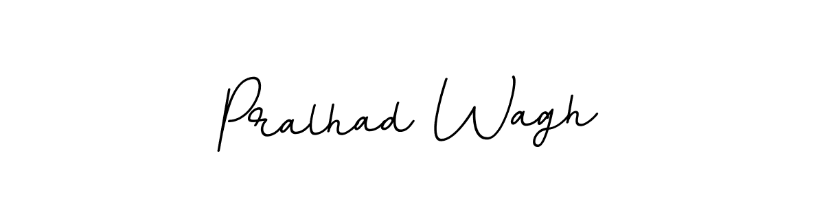 Create a beautiful signature design for name Pralhad Wagh. With this signature (BallpointsItalic-DORy9) fonts, you can make a handwritten signature for free. Pralhad Wagh signature style 11 images and pictures png