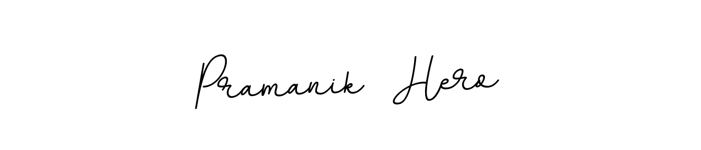 Similarly BallpointsItalic-DORy9 is the best handwritten signature design. Signature creator online .You can use it as an online autograph creator for name Pramanik  Hero. Pramanik  Hero signature style 11 images and pictures png