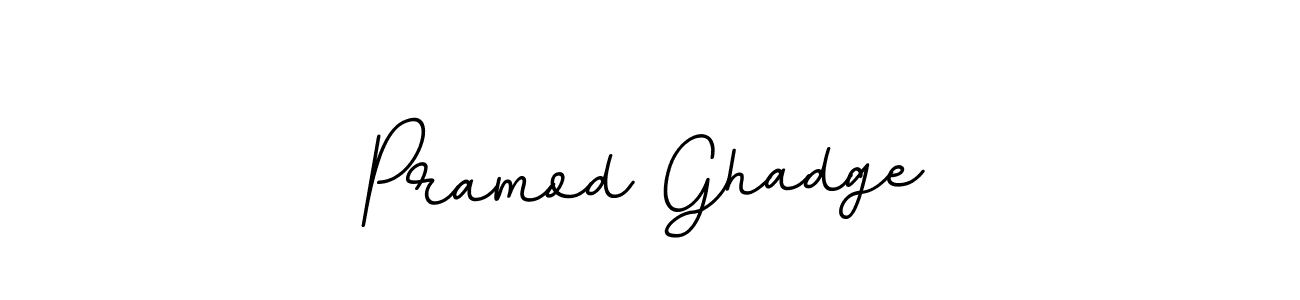 if you are searching for the best signature style for your name Pramod Ghadge. so please give up your signature search. here we have designed multiple signature styles  using BallpointsItalic-DORy9. Pramod Ghadge signature style 11 images and pictures png