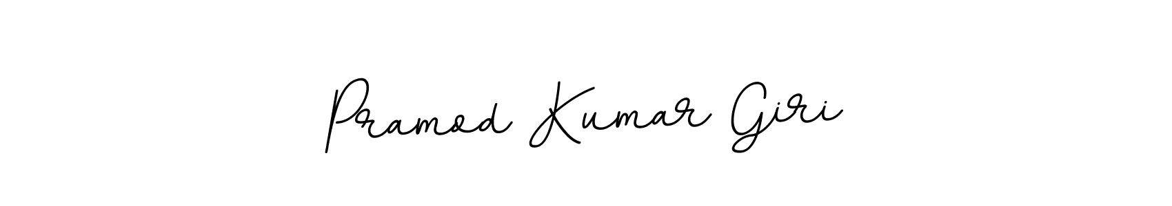 This is the best signature style for the Pramod Kumar Giri name. Also you like these signature font (BallpointsItalic-DORy9). Mix name signature. Pramod Kumar Giri signature style 11 images and pictures png