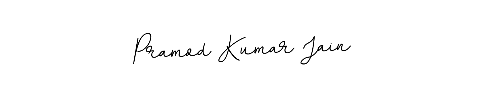 Make a beautiful signature design for name Pramod Kumar Jain. With this signature (BallpointsItalic-DORy9) style, you can create a handwritten signature for free. Pramod Kumar Jain signature style 11 images and pictures png