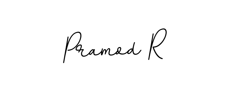 You should practise on your own different ways (BallpointsItalic-DORy9) to write your name (Pramod R) in signature. don't let someone else do it for you. Pramod R signature style 11 images and pictures png