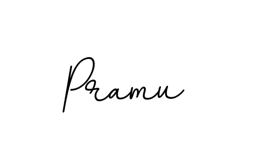 Pramu stylish signature style. Best Handwritten Sign (BallpointsItalic-DORy9) for my name. Handwritten Signature Collection Ideas for my name Pramu. Pramu signature style 11 images and pictures png