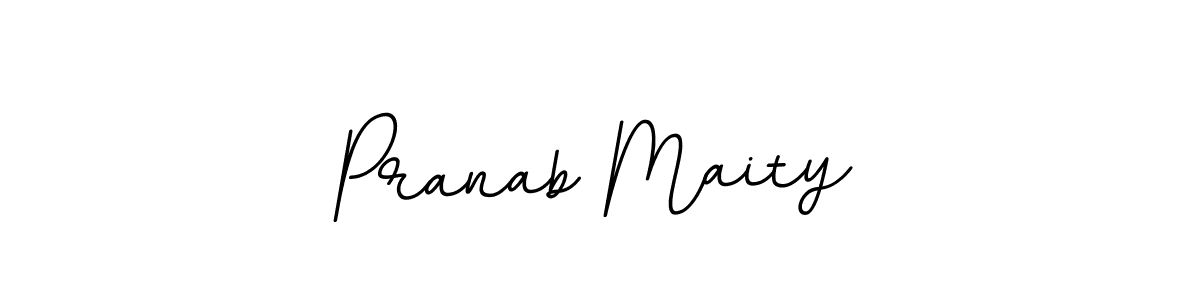 Design your own signature with our free online signature maker. With this signature software, you can create a handwritten (BallpointsItalic-DORy9) signature for name Pranab Maity. Pranab Maity signature style 11 images and pictures png