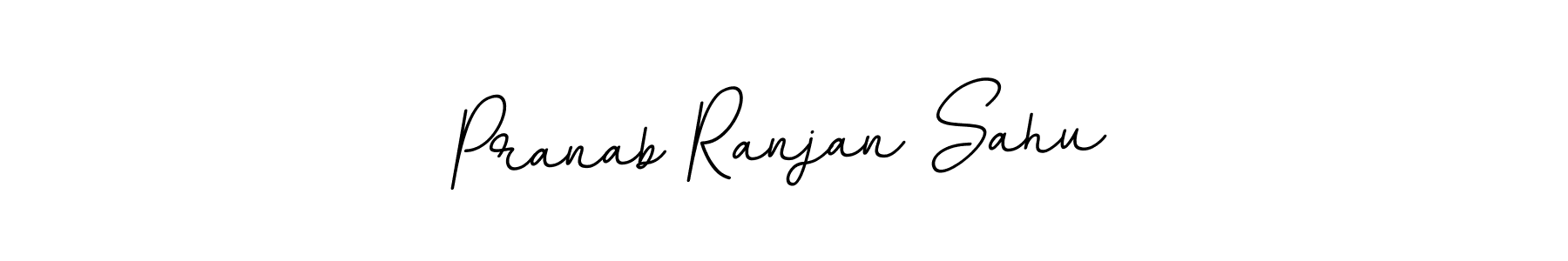 Make a beautiful signature design for name Pranab Ranjan Sahu. With this signature (BallpointsItalic-DORy9) style, you can create a handwritten signature for free. Pranab Ranjan Sahu signature style 11 images and pictures png