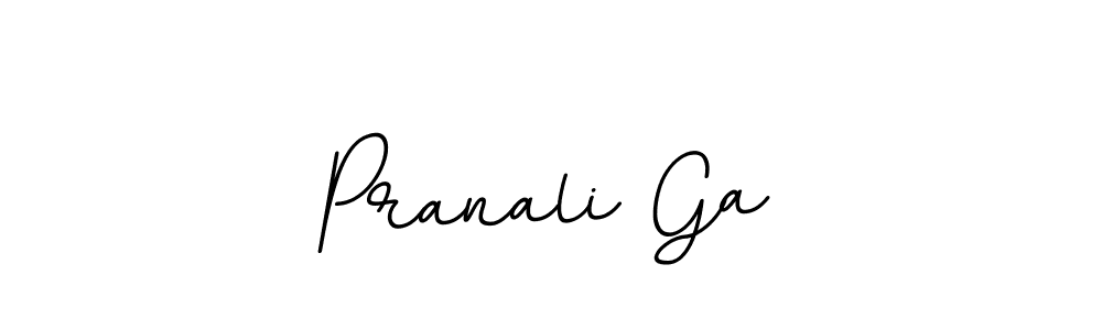 Use a signature maker to create a handwritten signature online. With this signature software, you can design (BallpointsItalic-DORy9) your own signature for name Pranali Ga. Pranali Ga signature style 11 images and pictures png