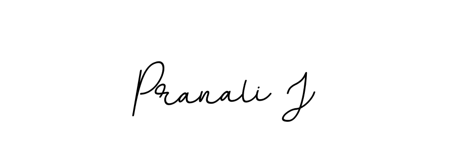 Pranali J stylish signature style. Best Handwritten Sign (BallpointsItalic-DORy9) for my name. Handwritten Signature Collection Ideas for my name Pranali J. Pranali J signature style 11 images and pictures png