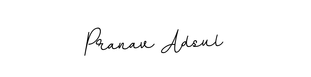 The best way (BallpointsItalic-DORy9) to make a short signature is to pick only two or three words in your name. The name Pranav Adsul include a total of six letters. For converting this name. Pranav Adsul signature style 11 images and pictures png