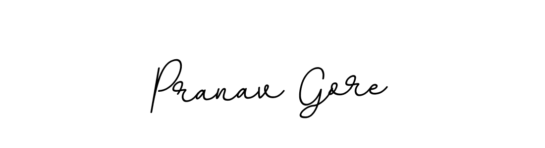 Create a beautiful signature design for name Pranav Gore. With this signature (BallpointsItalic-DORy9) fonts, you can make a handwritten signature for free. Pranav Gore signature style 11 images and pictures png