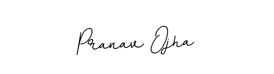 Design your own signature with our free online signature maker. With this signature software, you can create a handwritten (BallpointsItalic-DORy9) signature for name Pranav Ojha. Pranav Ojha signature style 11 images and pictures png