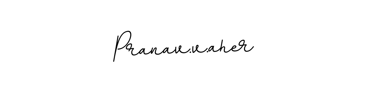 Best and Professional Signature Style for Pranav.v.aher. BallpointsItalic-DORy9 Best Signature Style Collection. Pranav.v.aher signature style 11 images and pictures png