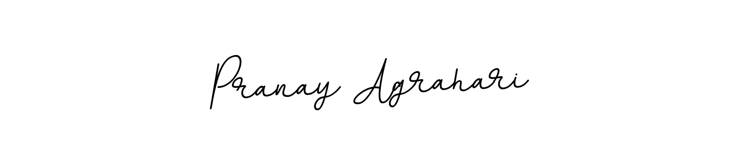 It looks lik you need a new signature style for name Pranay Agrahari. Design unique handwritten (BallpointsItalic-DORy9) signature with our free signature maker in just a few clicks. Pranay Agrahari signature style 11 images and pictures png