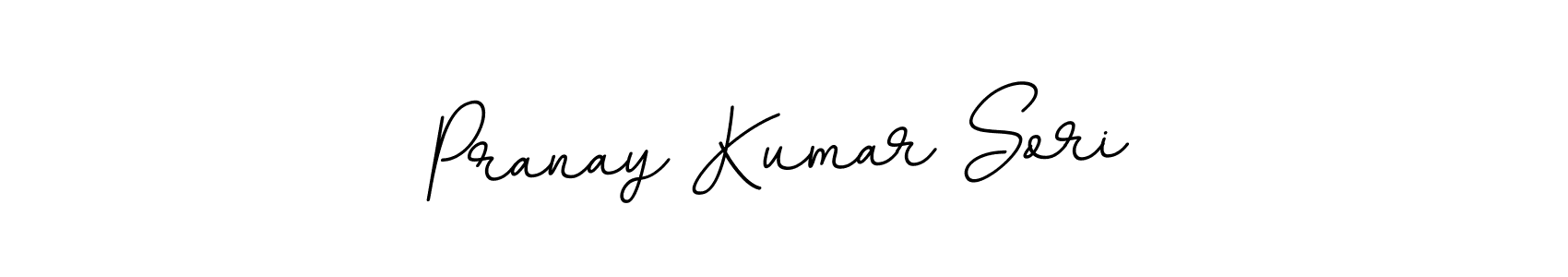 BallpointsItalic-DORy9 is a professional signature style that is perfect for those who want to add a touch of class to their signature. It is also a great choice for those who want to make their signature more unique. Get Pranay Kumar Sori name to fancy signature for free. Pranay Kumar Sori signature style 11 images and pictures png