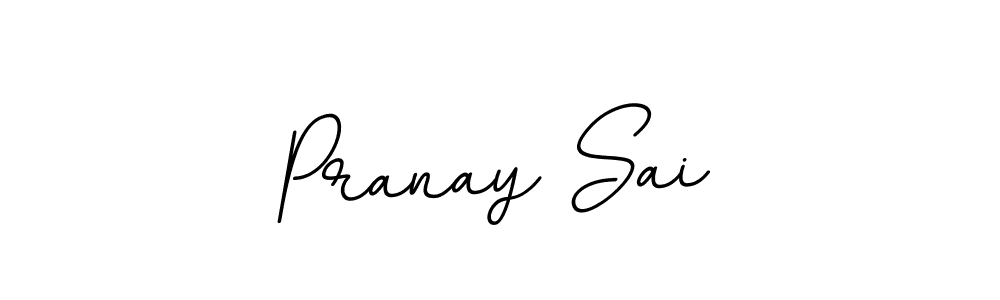 BallpointsItalic-DORy9 is a professional signature style that is perfect for those who want to add a touch of class to their signature. It is also a great choice for those who want to make their signature more unique. Get Pranay Sai name to fancy signature for free. Pranay Sai signature style 11 images and pictures png