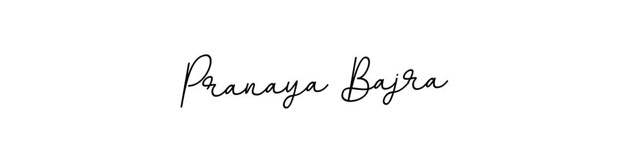 Use a signature maker to create a handwritten signature online. With this signature software, you can design (BallpointsItalic-DORy9) your own signature for name Pranaya Bajra. Pranaya Bajra signature style 11 images and pictures png