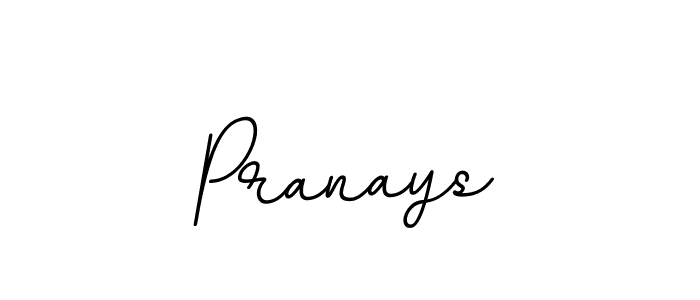 Create a beautiful signature design for name Pranays. With this signature (BallpointsItalic-DORy9) fonts, you can make a handwritten signature for free. Pranays signature style 11 images and pictures png