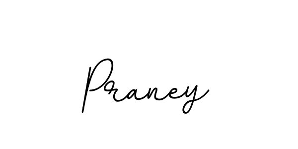 Create a beautiful signature design for name Praney. With this signature (BallpointsItalic-DORy9) fonts, you can make a handwritten signature for free. Praney signature style 11 images and pictures png