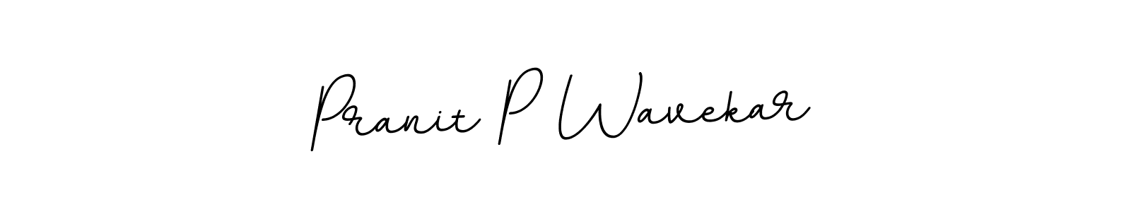 This is the best signature style for the Pranit P Wavekar name. Also you like these signature font (BallpointsItalic-DORy9). Mix name signature. Pranit P Wavekar signature style 11 images and pictures png
